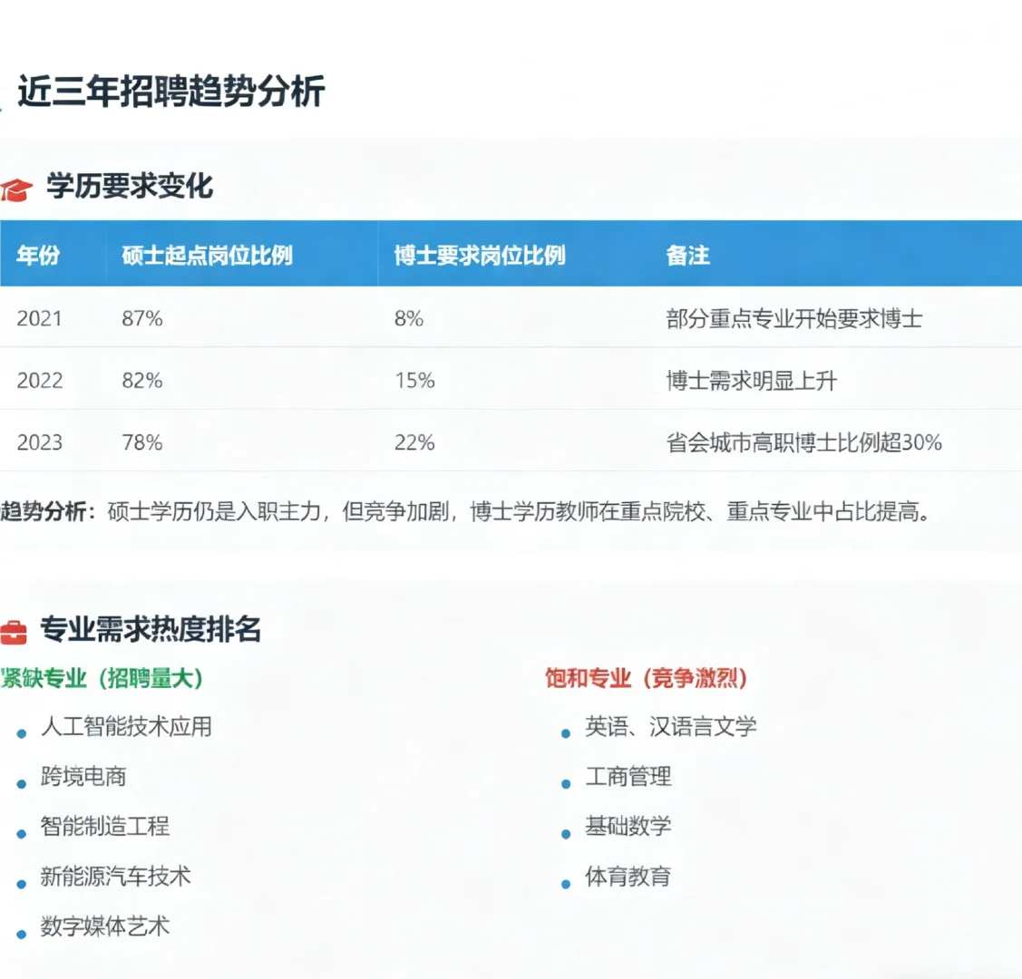 高职院校招聘现状:硕士仍是主力[强]