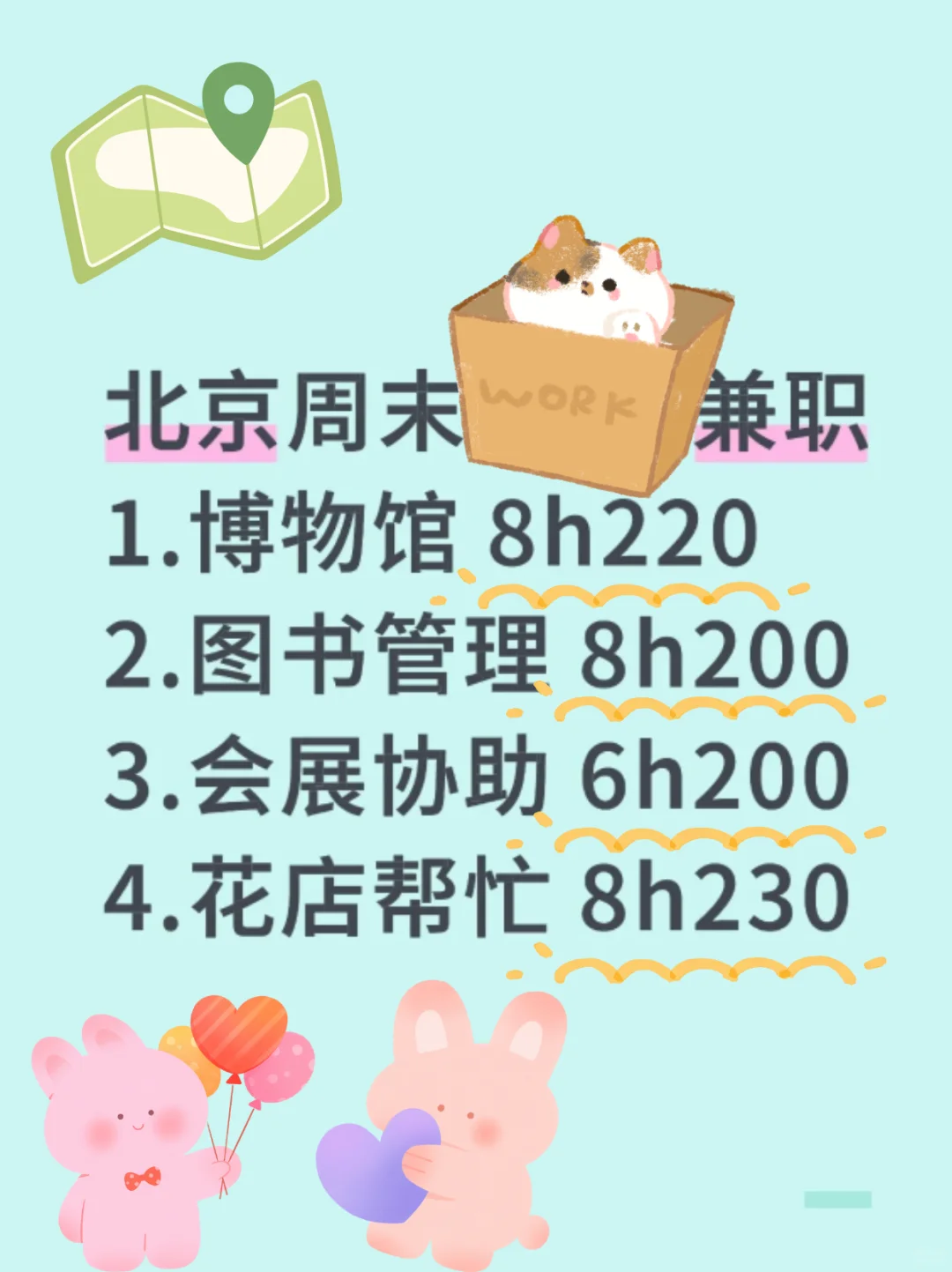 💰北京宝子疯抢！兼职合集，周末搞钱任选