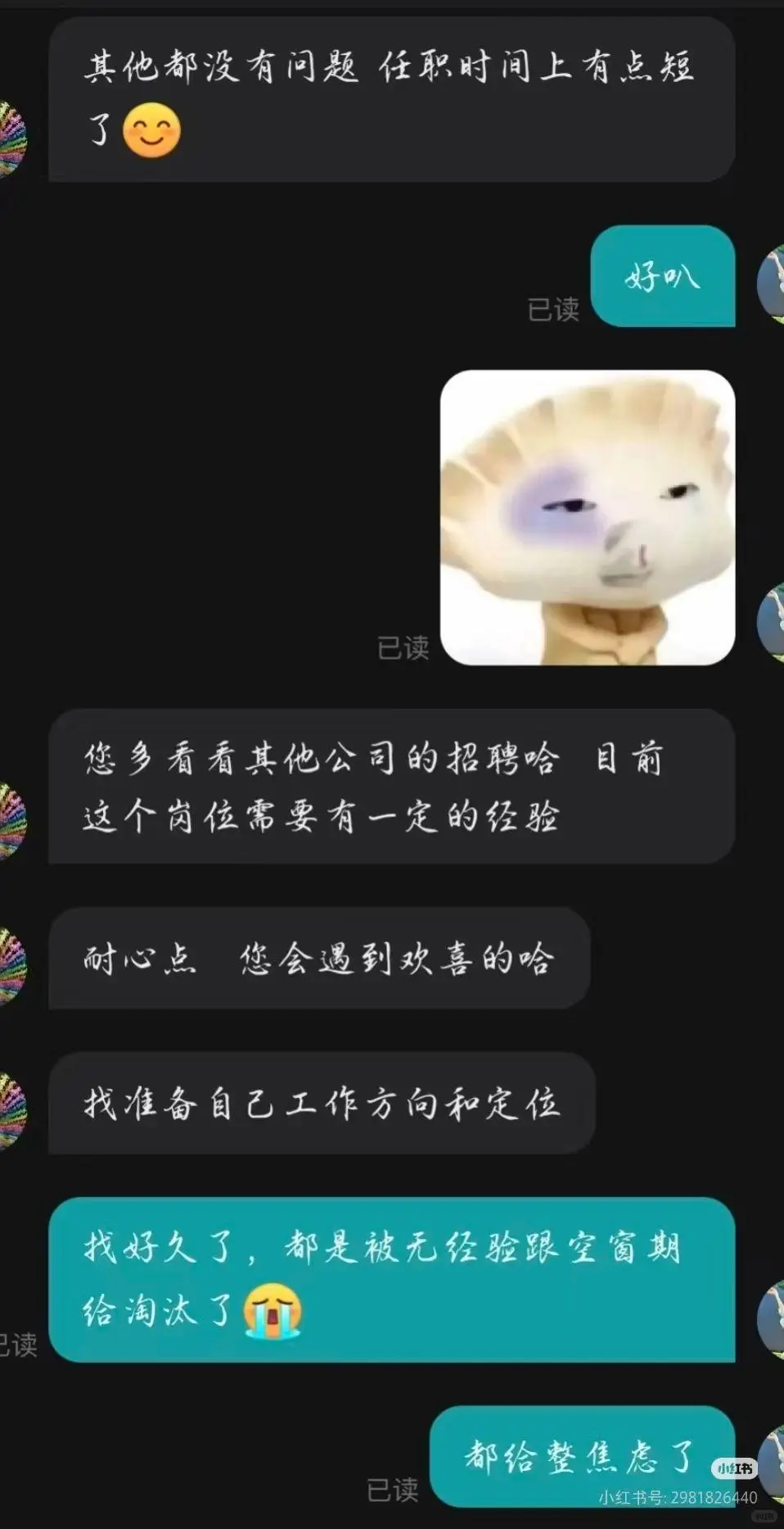 在BOSS直聘遇到心软良师HR，求职焦虑