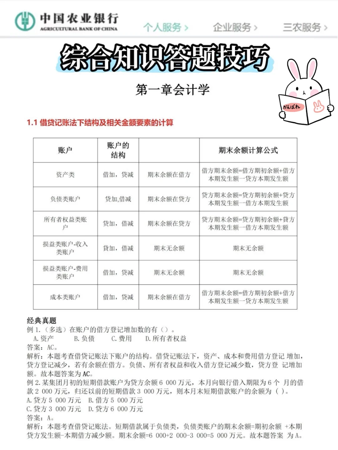 农行笔试真不急，就三套试卷！重复率80%！！