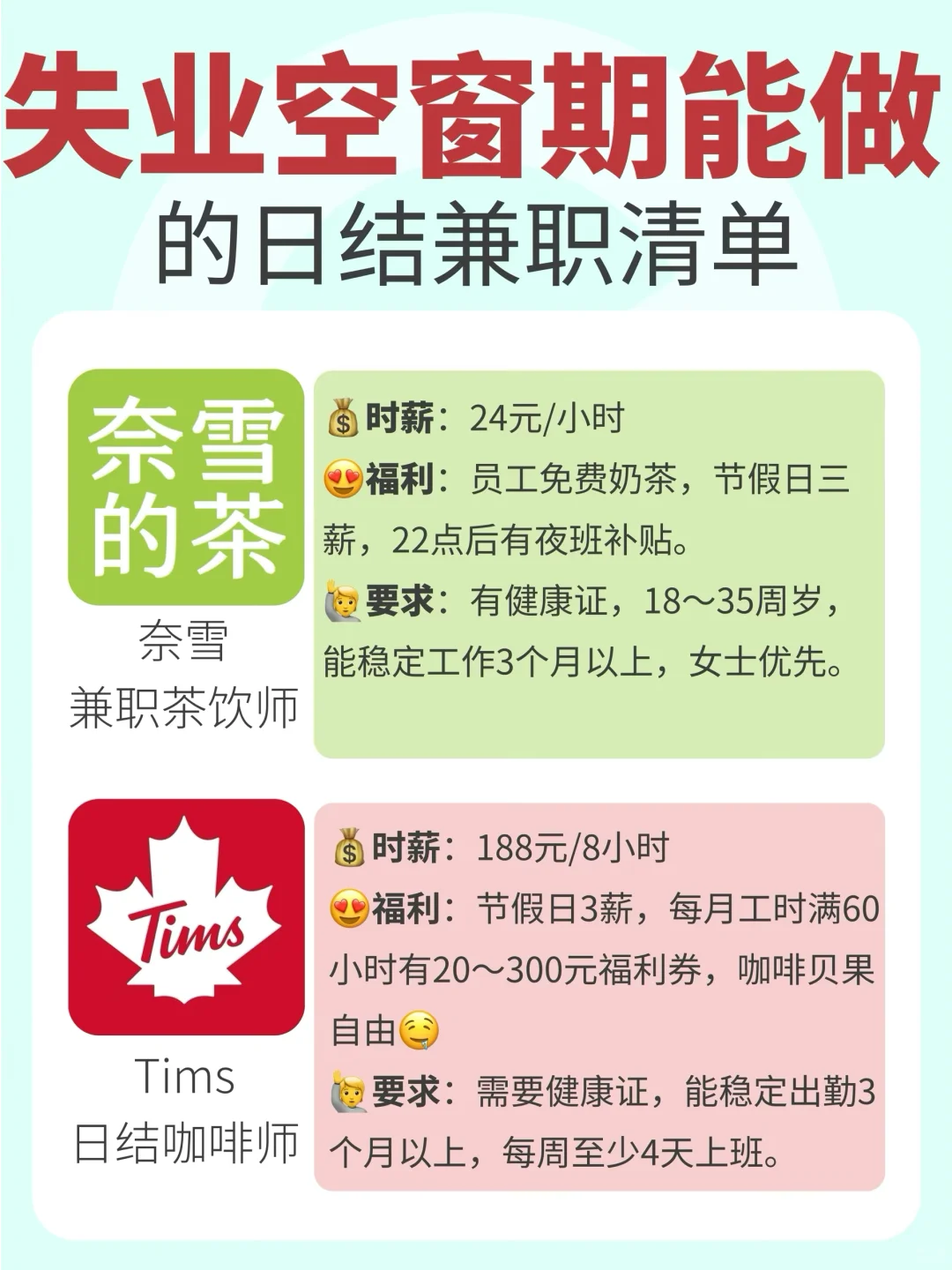 兼职合集｜失业裸辞空窗期可过渡🔥