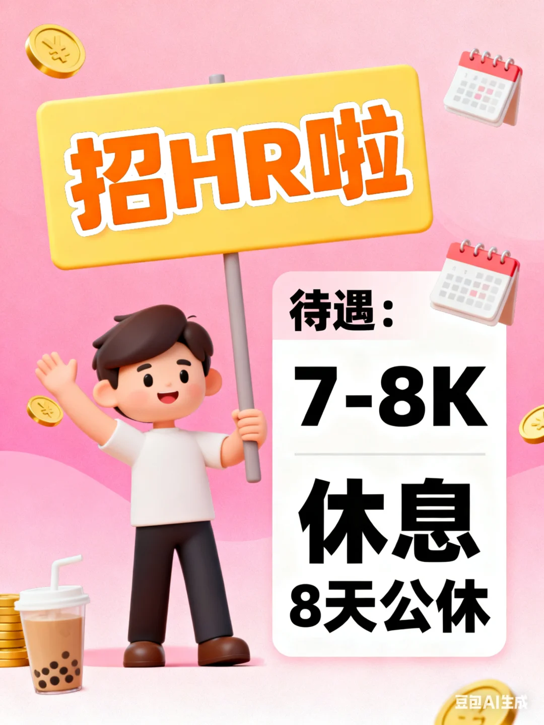 人事岗，双休，早九晚六