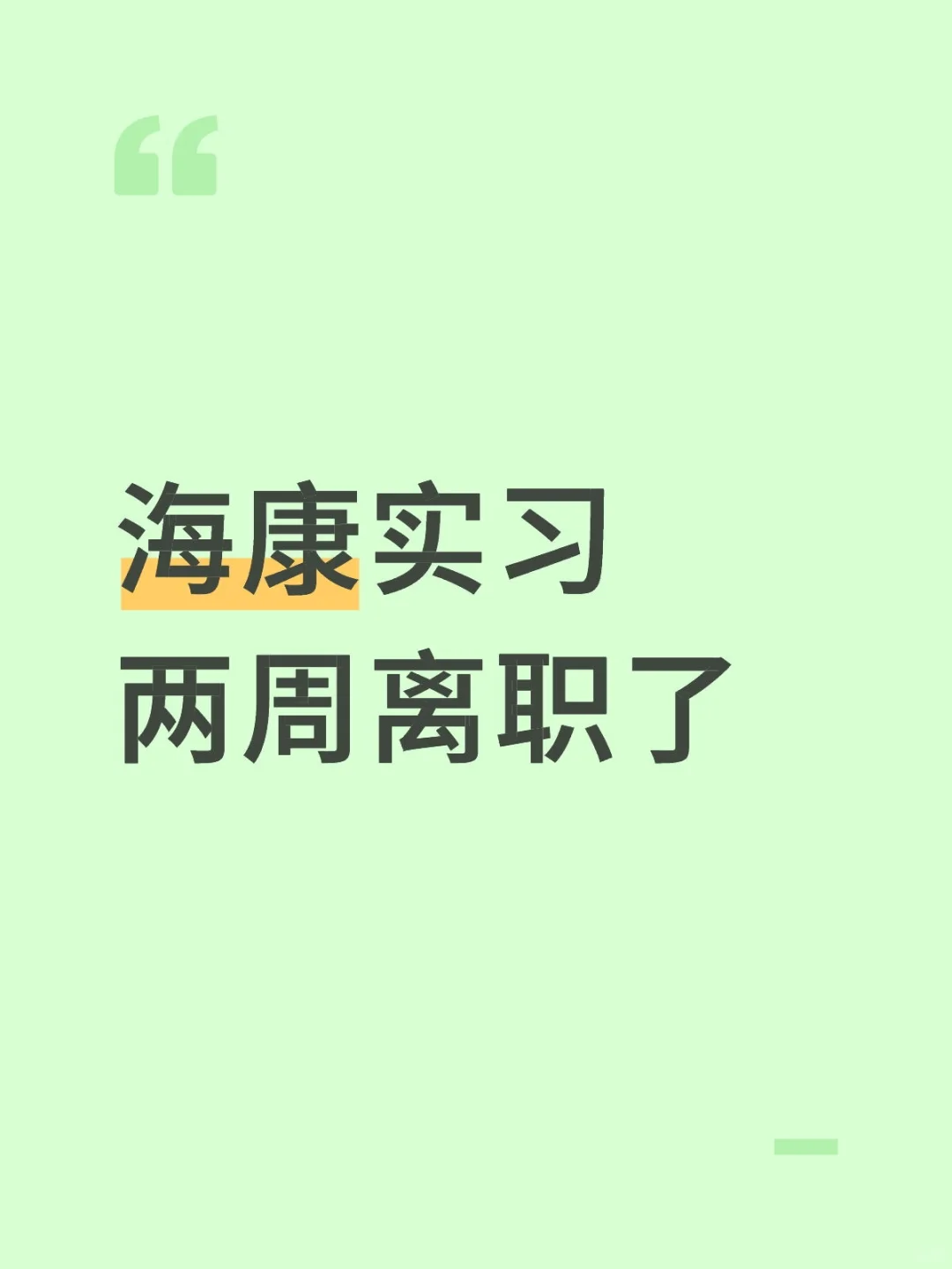 海康实习