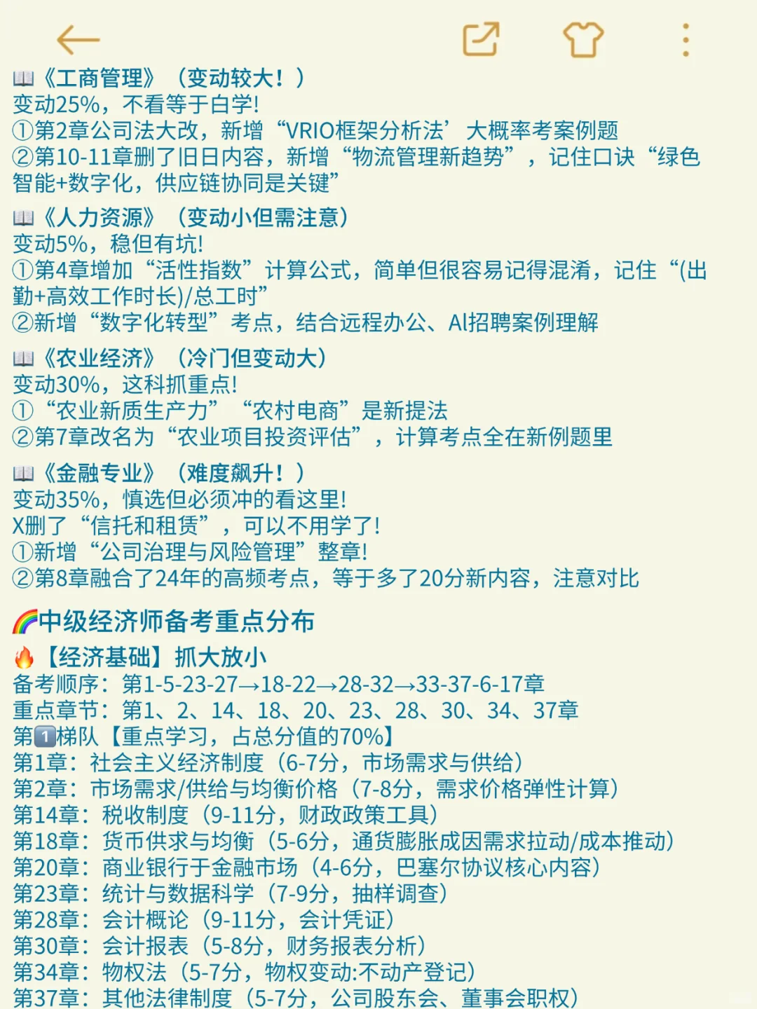 姐去年40天极限过了中级经济师（邪修版）