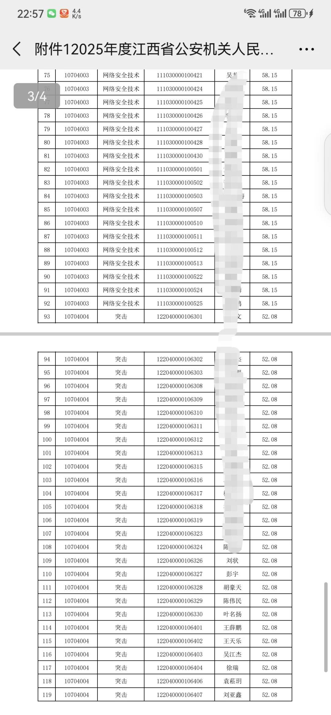 江西省GA特殊职位体测及资审已出！