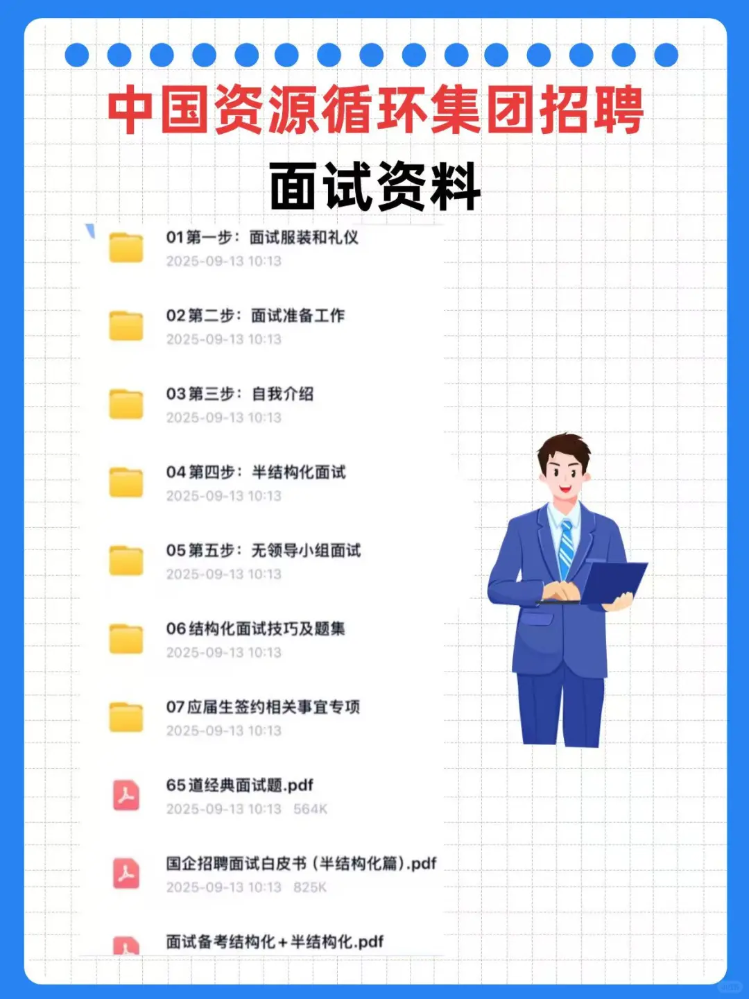 中国资源循环集团笔试，这些资料直接背！