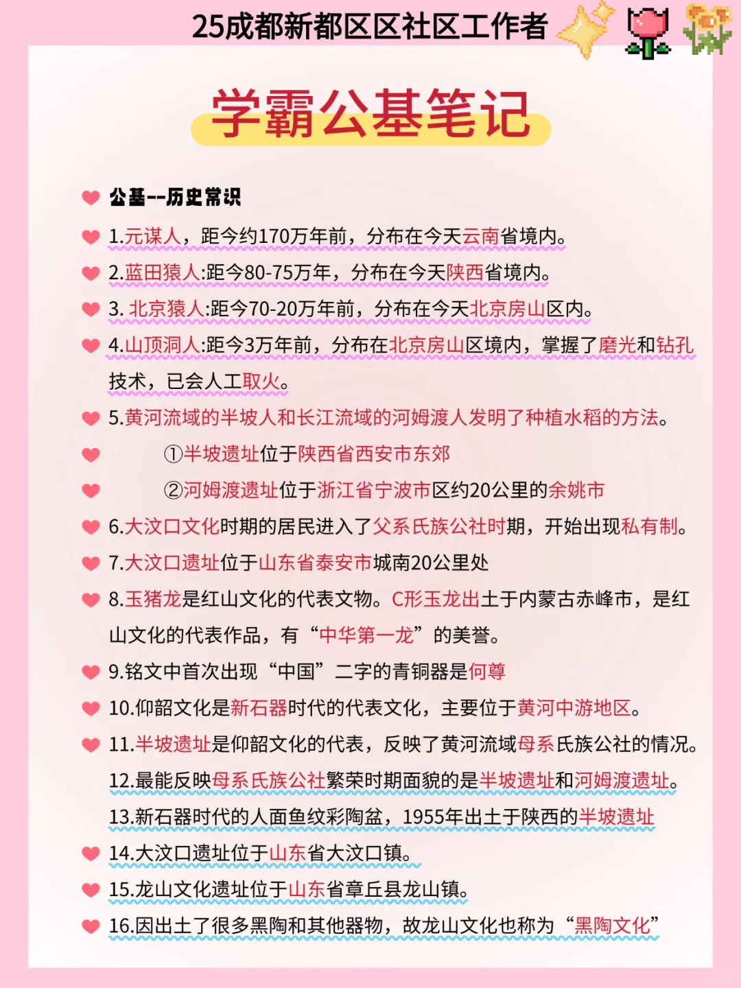 25成都新都区社区工作者，大概率考这些