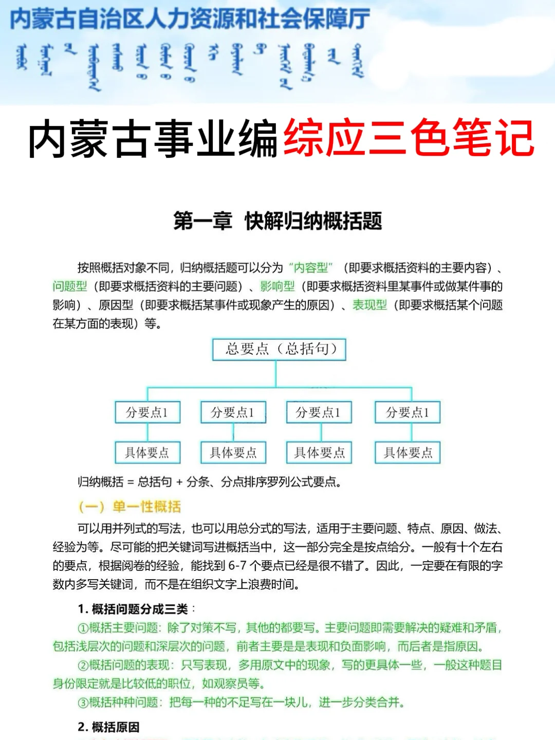 提醒一下，下下周六去参加内蒙古事业编的人