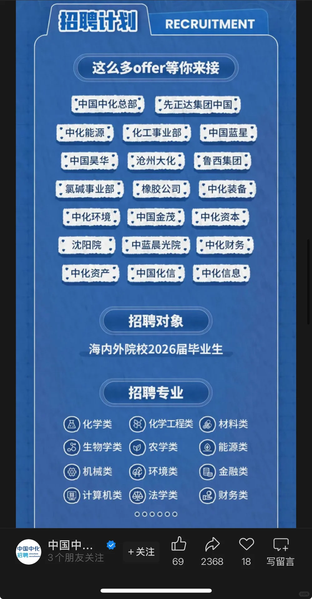 10.10新开国央企招聘|第37期