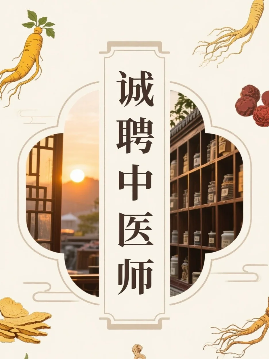 🌿诚聘中医大夫｜共筑健康事业新高度✨
