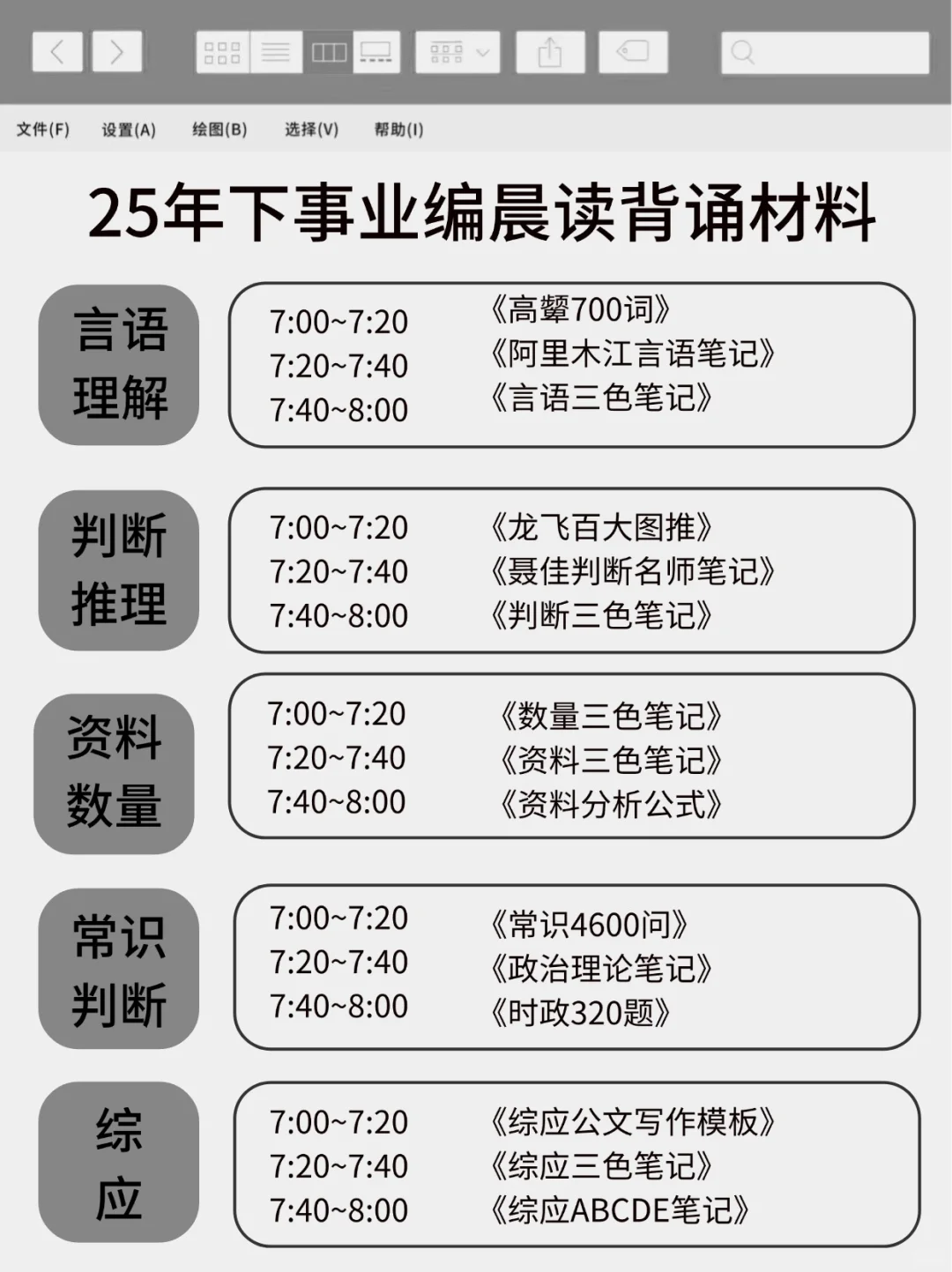 活爹们！10.25事业编就这8页纸，直接背吧！