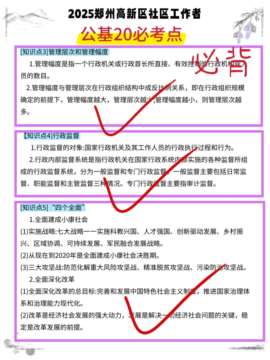 郑州高新区社区工作者，大概率考这些