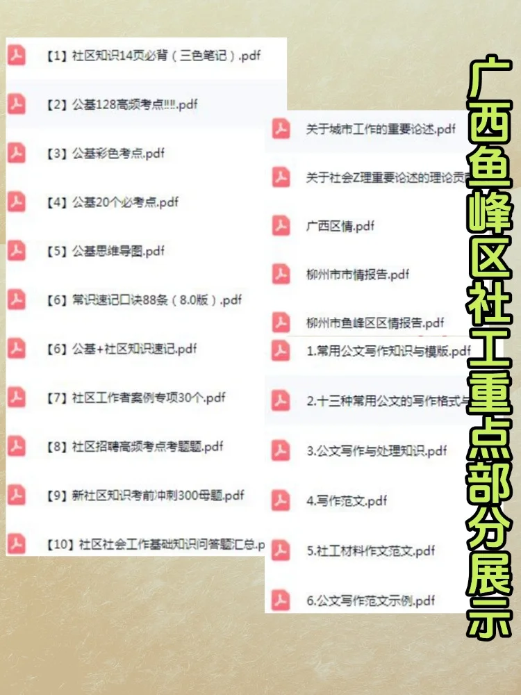 2025柳州鱼峰区社区工作者招聘考试资料攻略