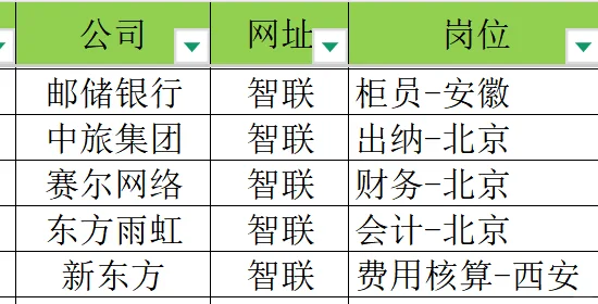 春招财务投递记录-4.23