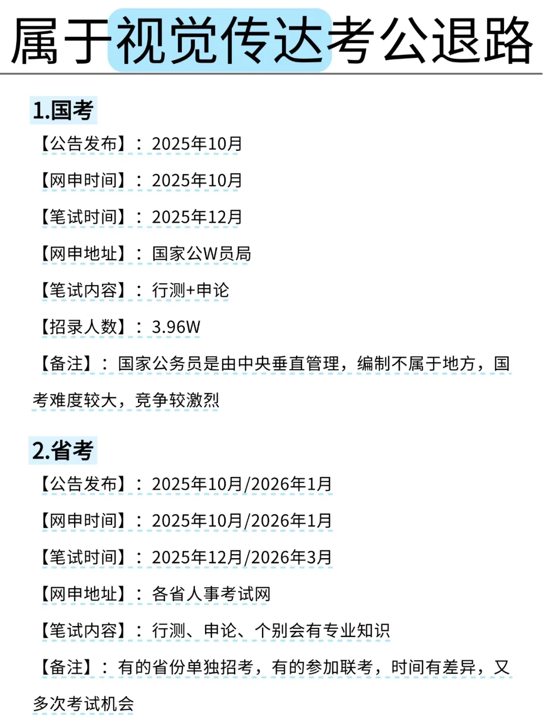 属于视觉传达的考公退路来啦！