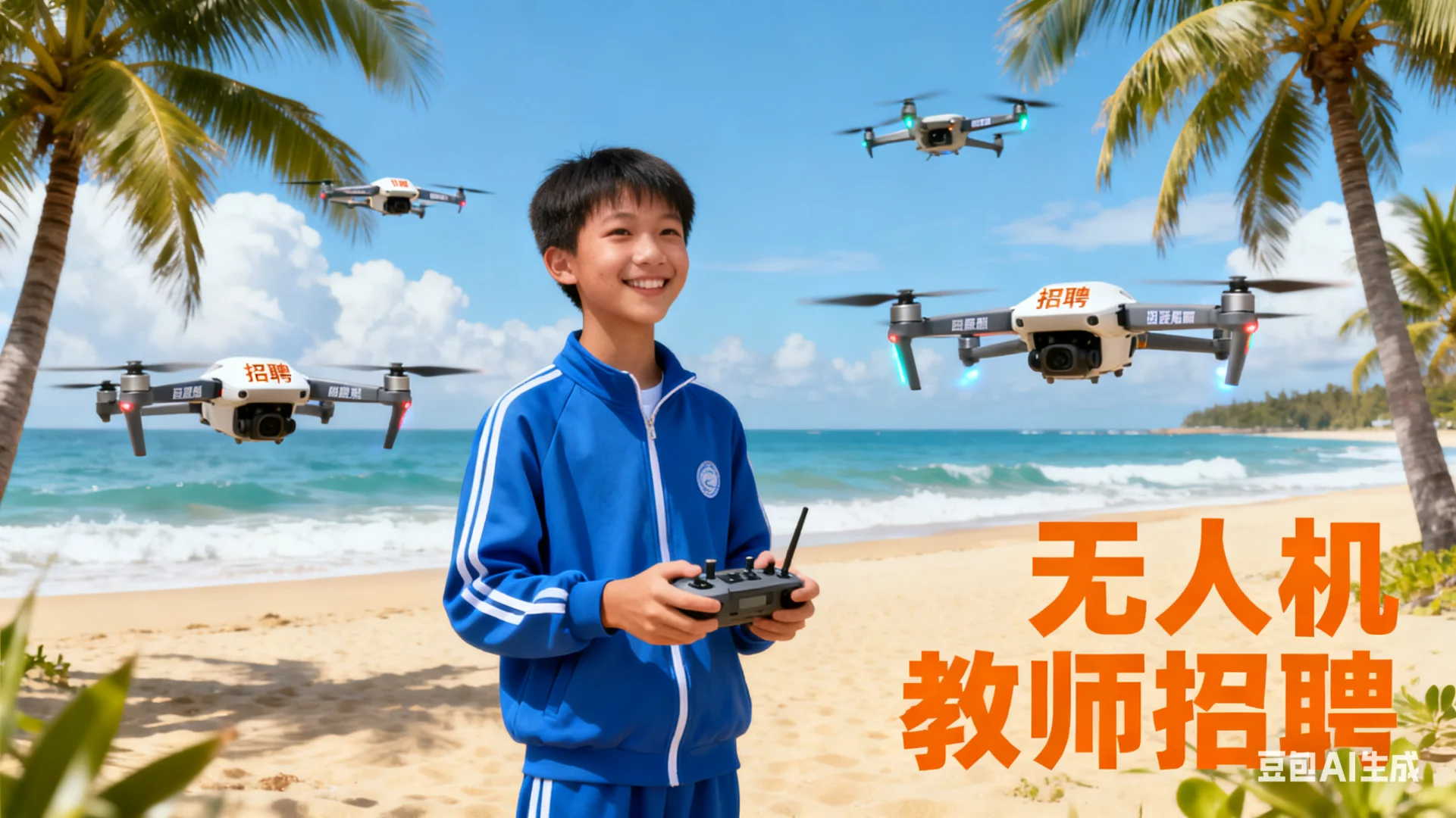 三亚招聘青少年无人机导师