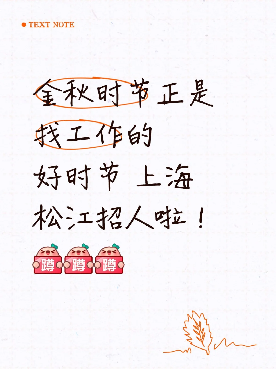 00后大学生在上海松江招人