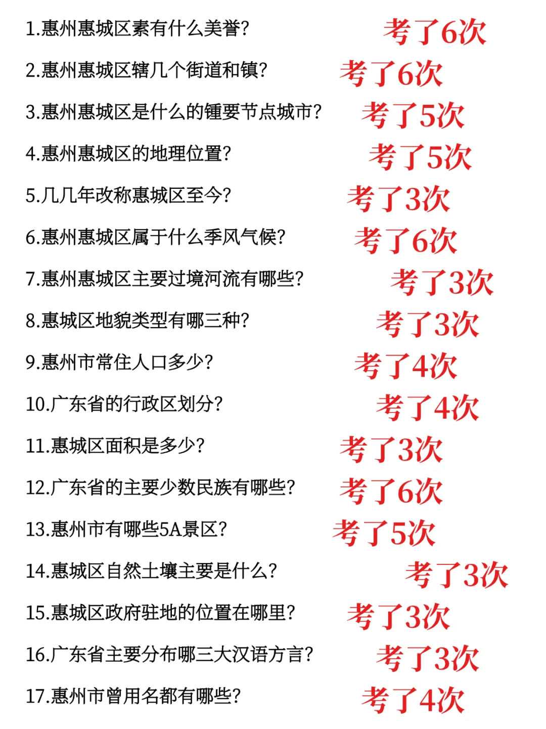 惠州惠城社区工作者，大概率考这些