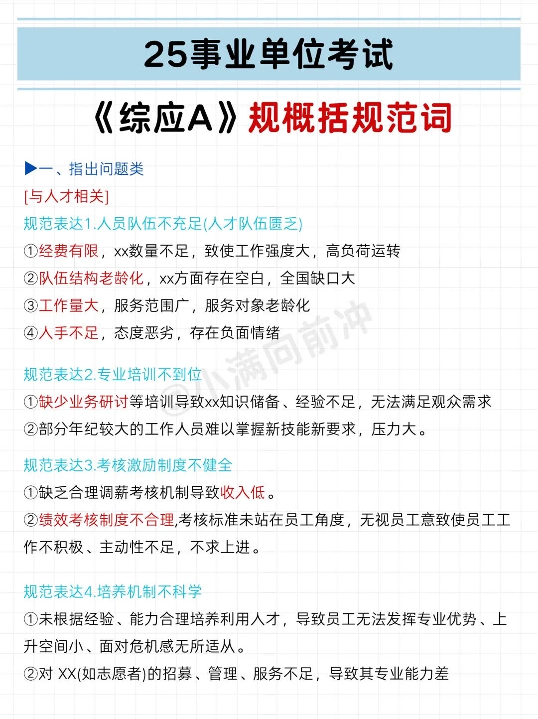 别裸考，综应A类就这7页纸，熬夜背！