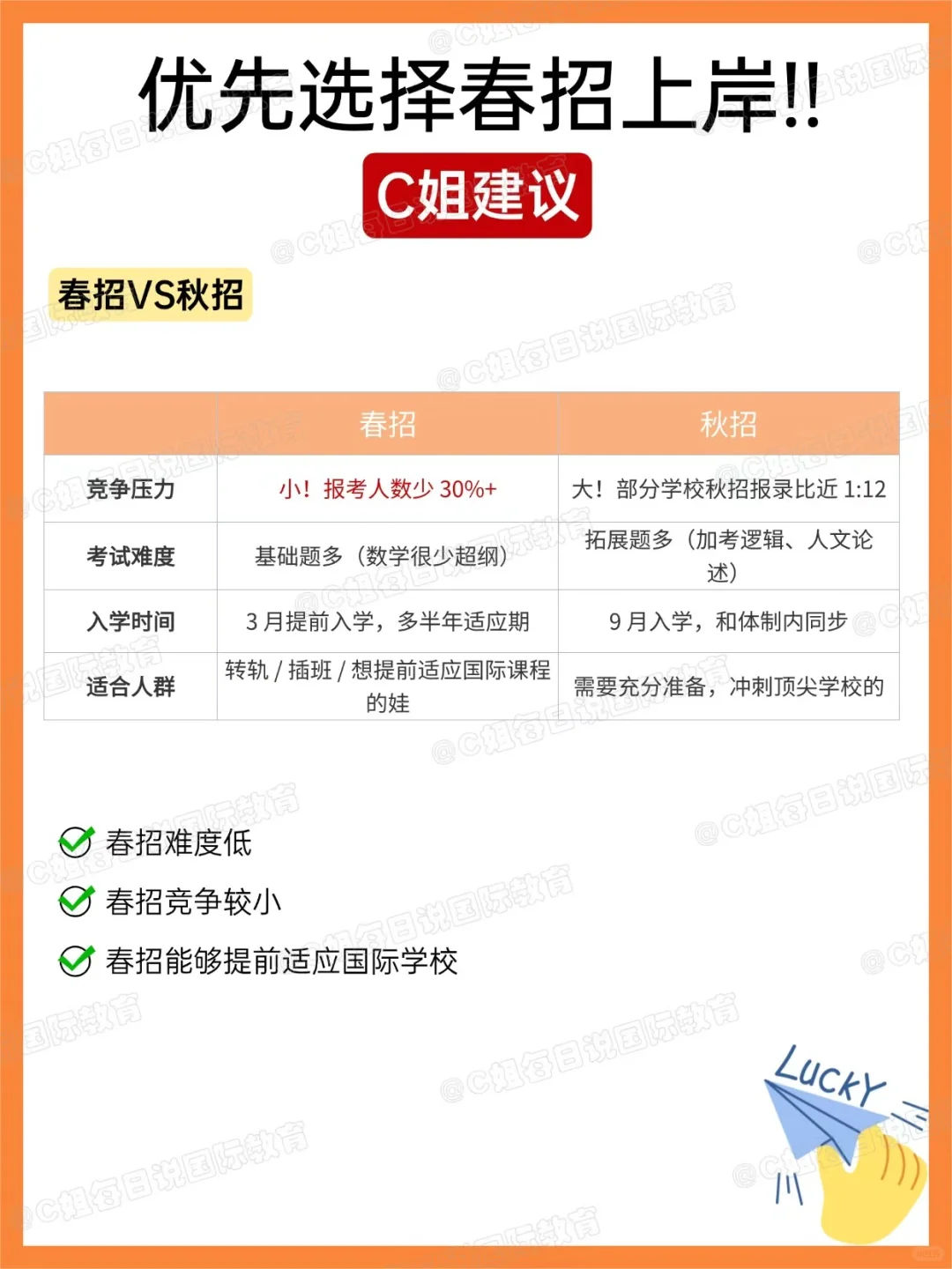 为什么优先选春招而不是秋招？（春招规划）