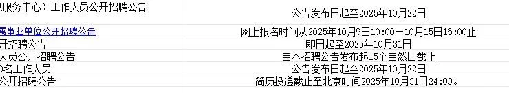 上海事业单位下半年招聘公告汇总持续更新