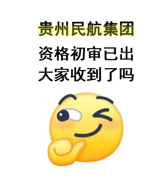 贵州民航资格初审已快出