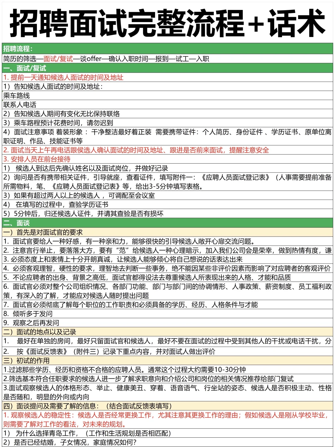 新来人事竟然连最基本的招聘流程都不知道😢