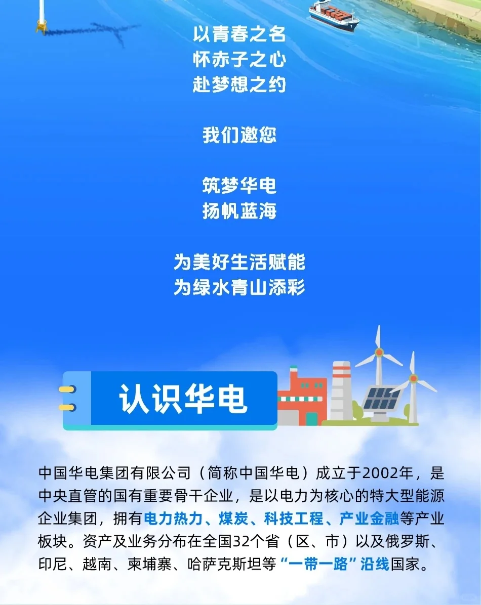 中国华电2026届校园招聘