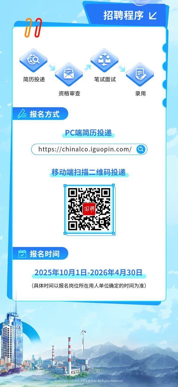 中国铝业集团2026校招启动（专业大类即可）