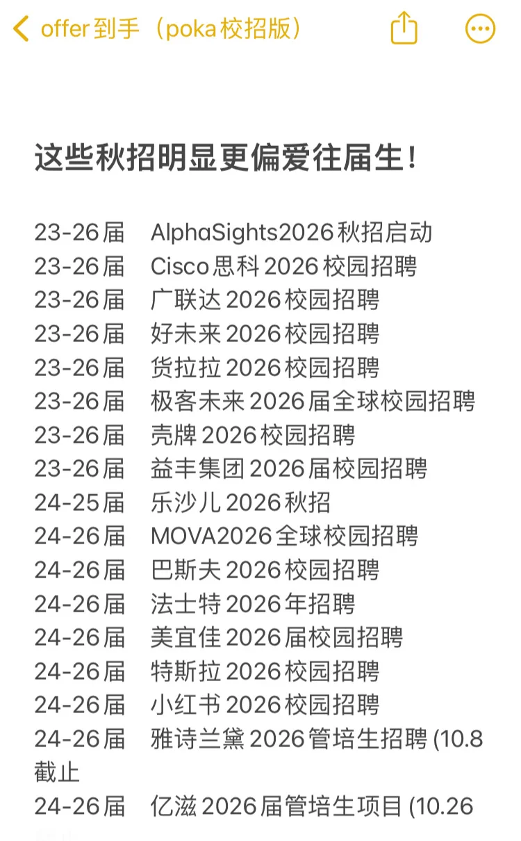 这些秋招明显更偏爱往届生！