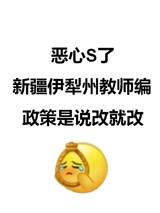 7.10伊犁州教师编新变化，进一个捞一个