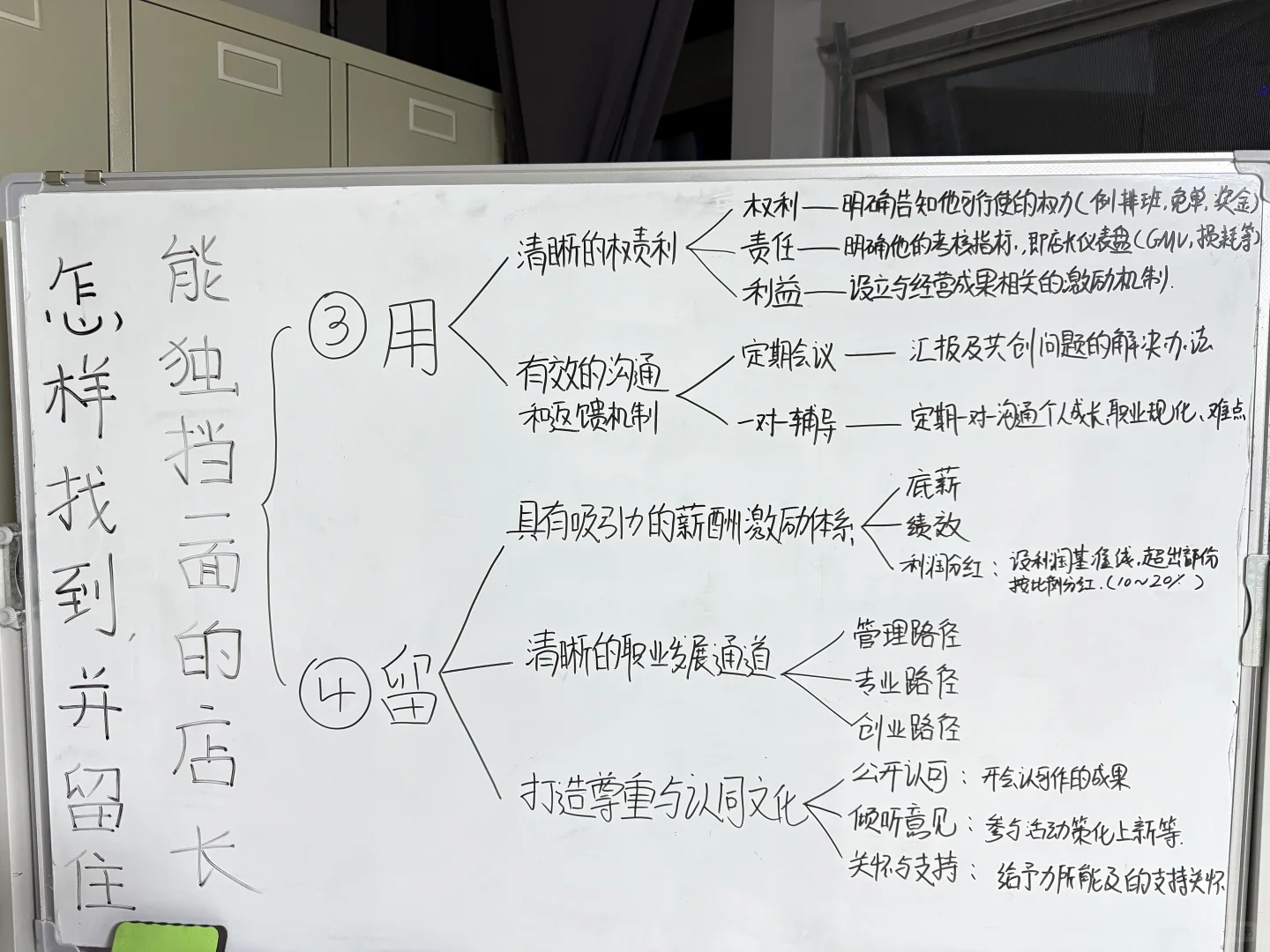 怎样找到并留住能独当一面的店长和管理人才