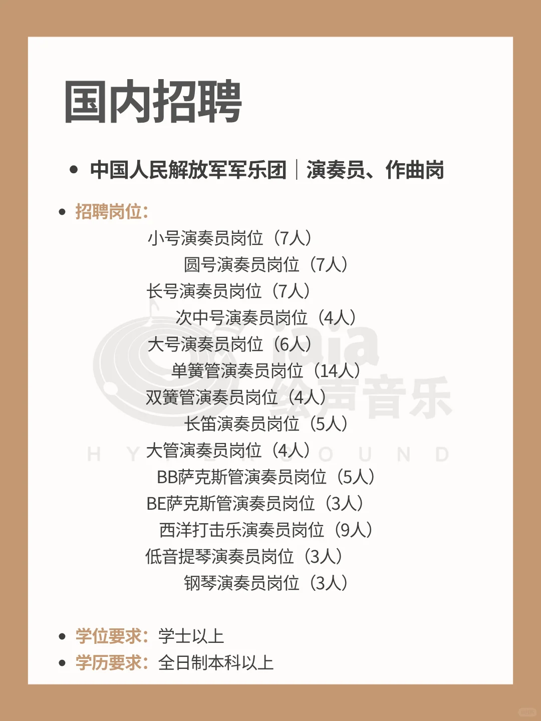 十月音乐行业国内招聘信息合集
