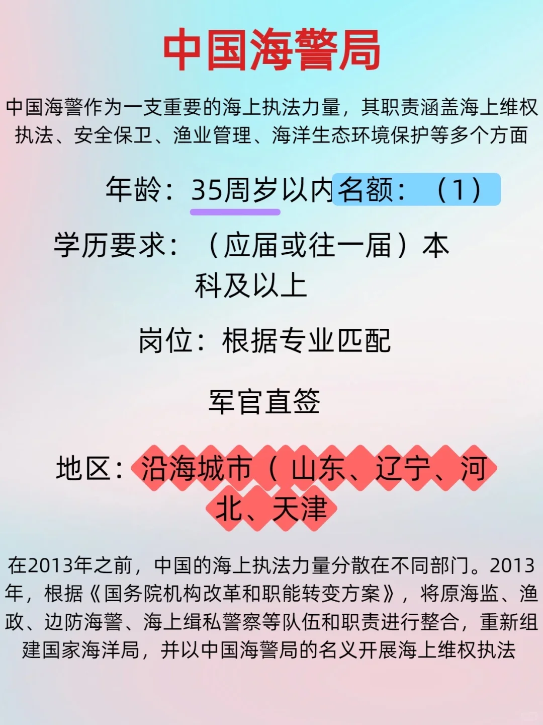 中国海警直招军官攻略：蓝色国土守护者，等你