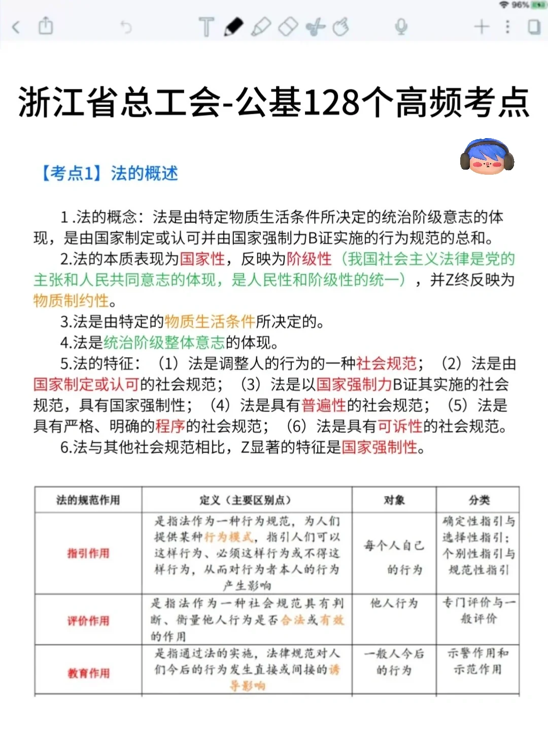 别裸考！10.18浙江总工会极简背诵版，3h足矣