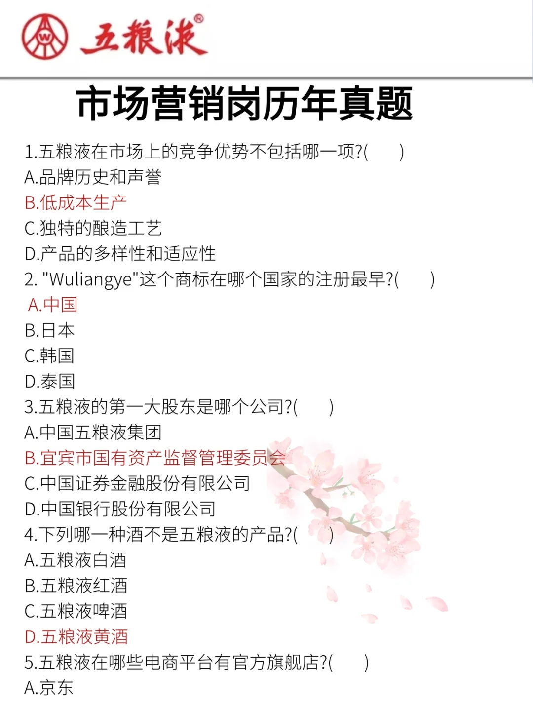 提醒一下去参加26五粮液集团招聘的家人