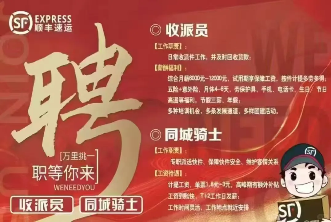 骑手招录‼️‼️