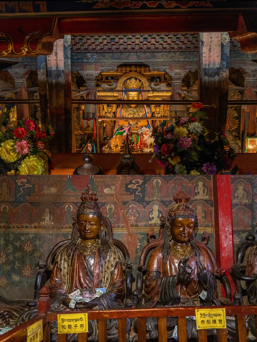 白居寺塑像｜绝巧泥身犹木刻，三千好相通廓竺