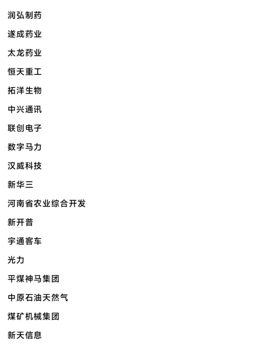 郑州头部企业盘点