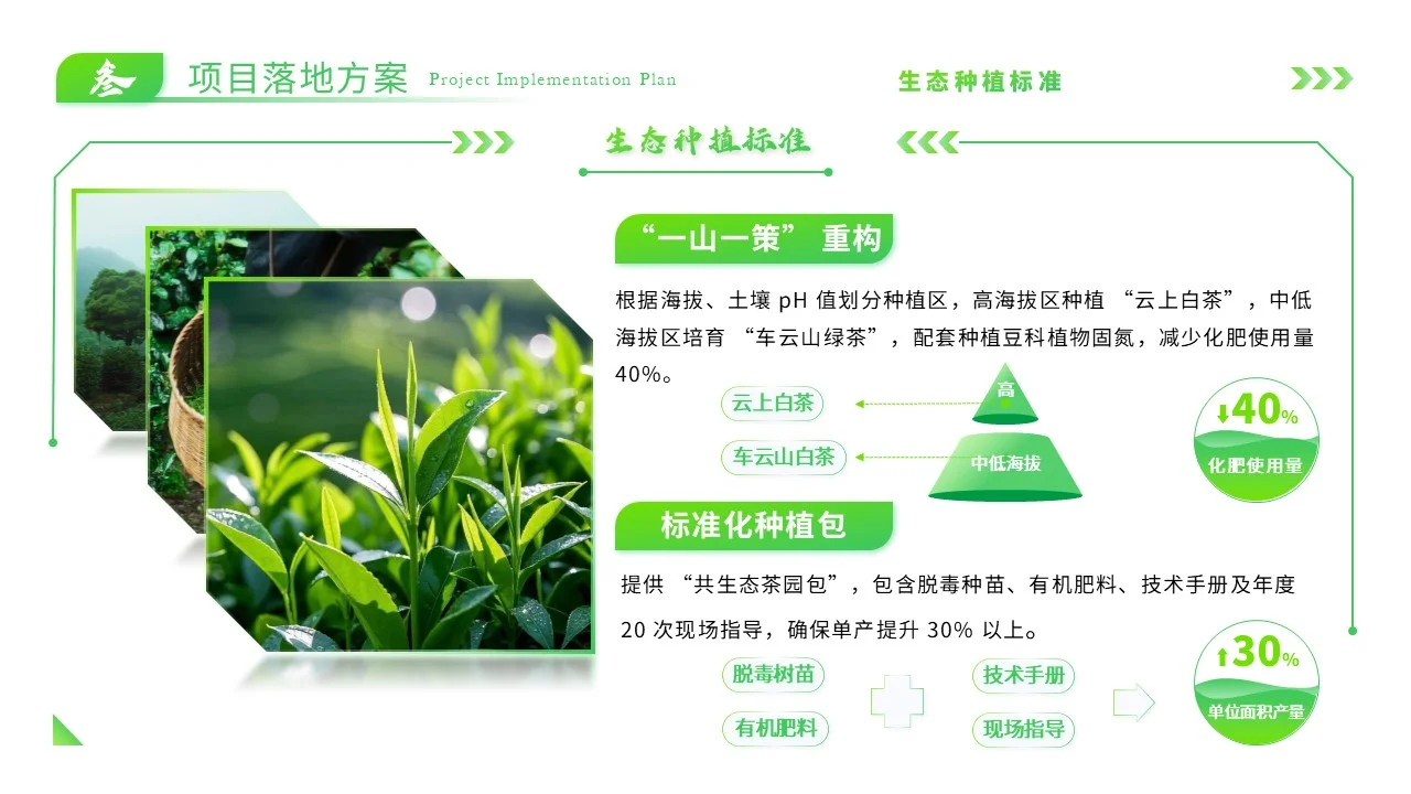 绿色乡村振兴生态茶园PPT