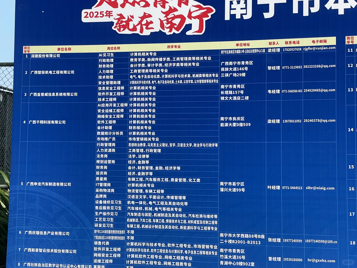 全国巡回民大招聘站 毕业生双选会