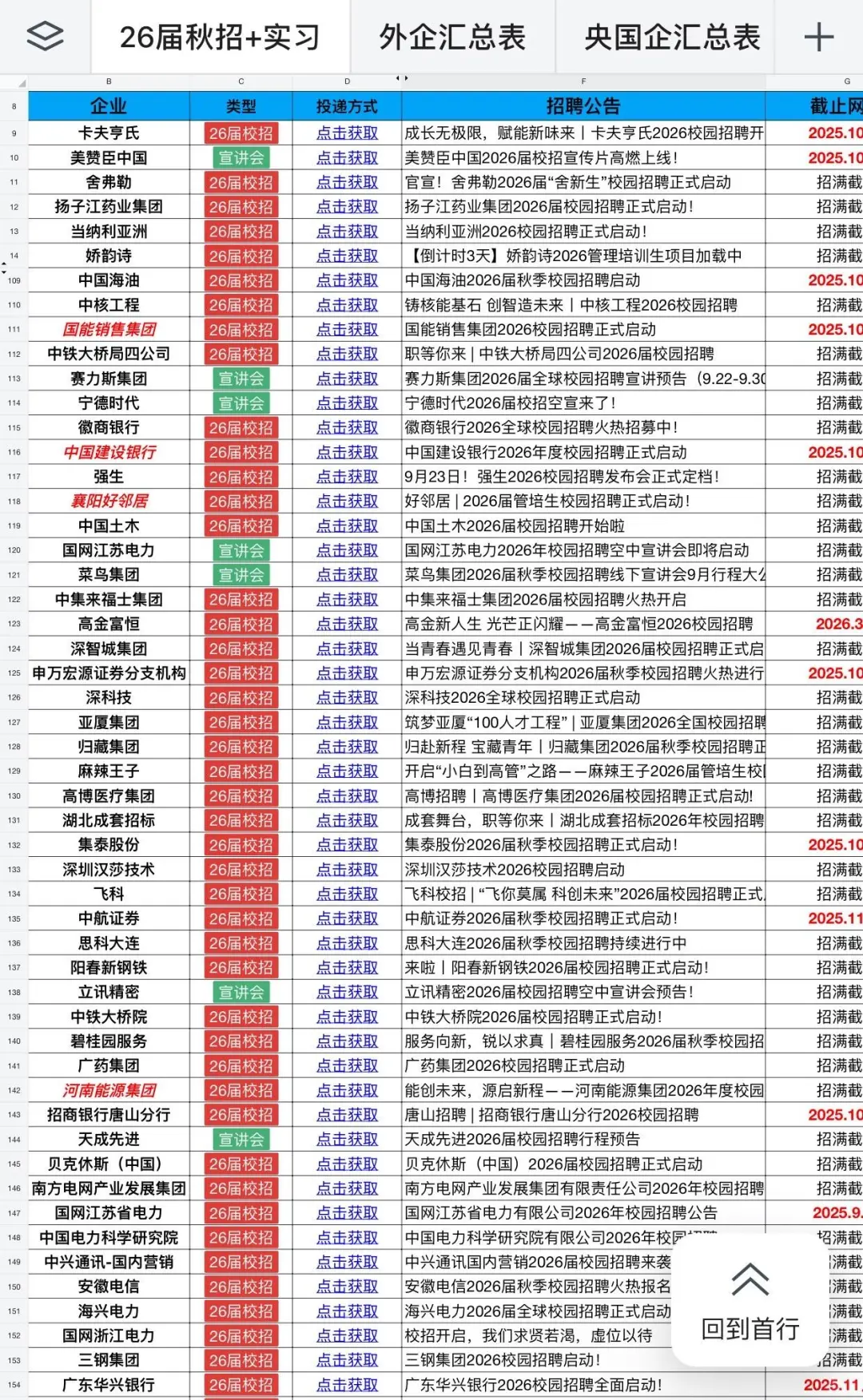 国庆期间把这些免笔试的都投完吧