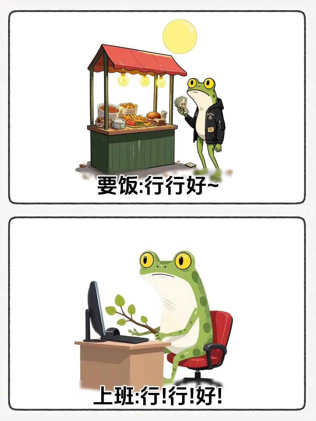 职场人的一天：上班和要饭最大的区别
