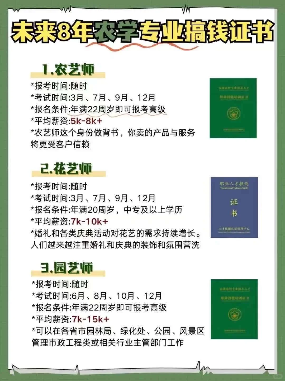 张雪峰：农学人想要证书还想双休？看看这里