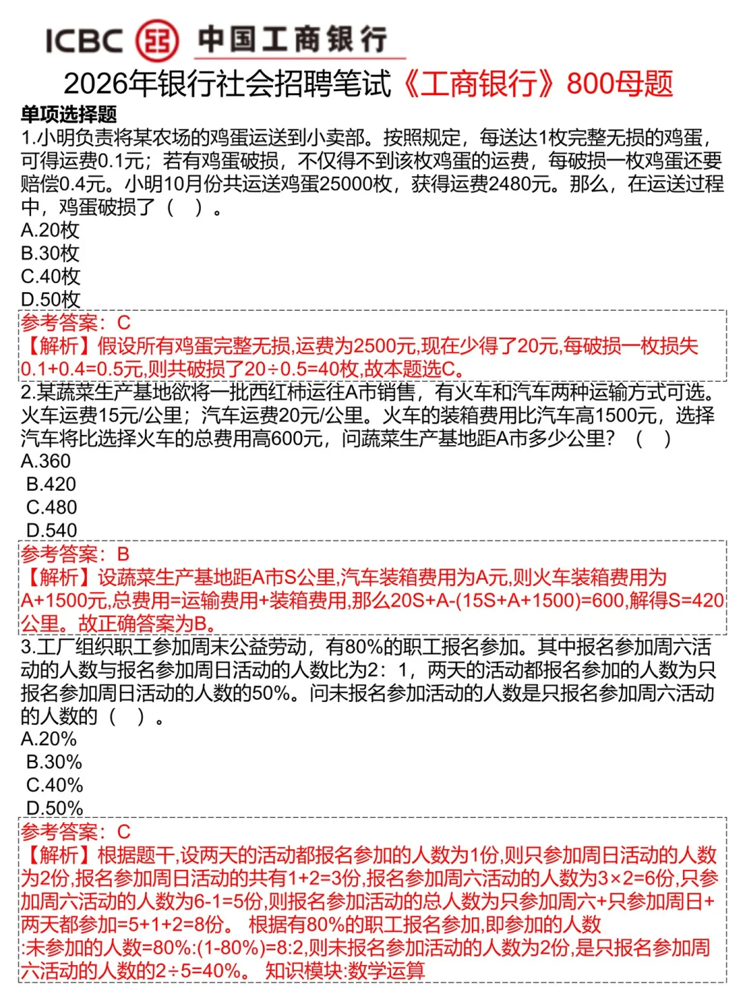 假如你从现在开始备考工商银行（保进面版）