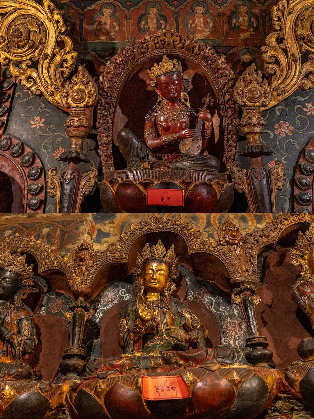 白居寺塑像｜绝巧泥身犹木刻，三千好相通廓竺