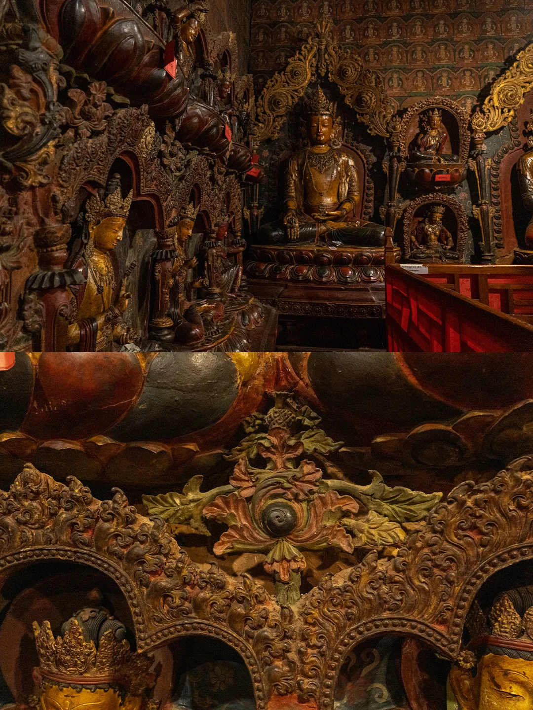 白居寺塑像｜绝巧泥身犹木刻，三千好相通廓竺