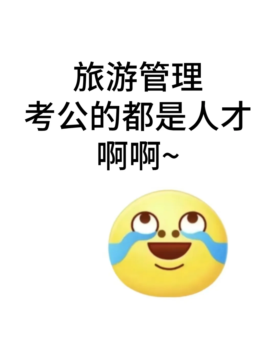 旅游管理专业考公的都是人才啊！