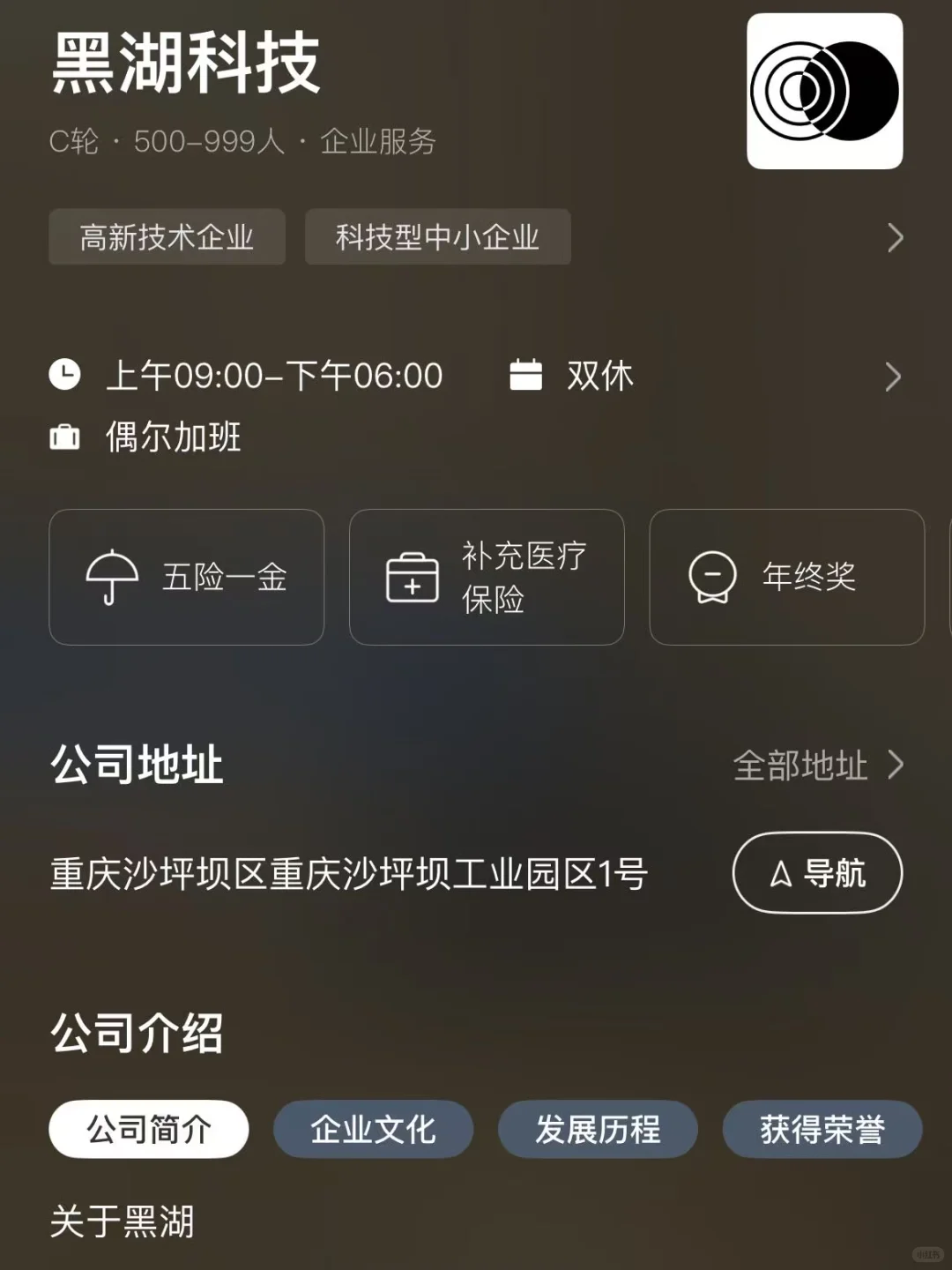 重庆冷门小而美双休公司总结