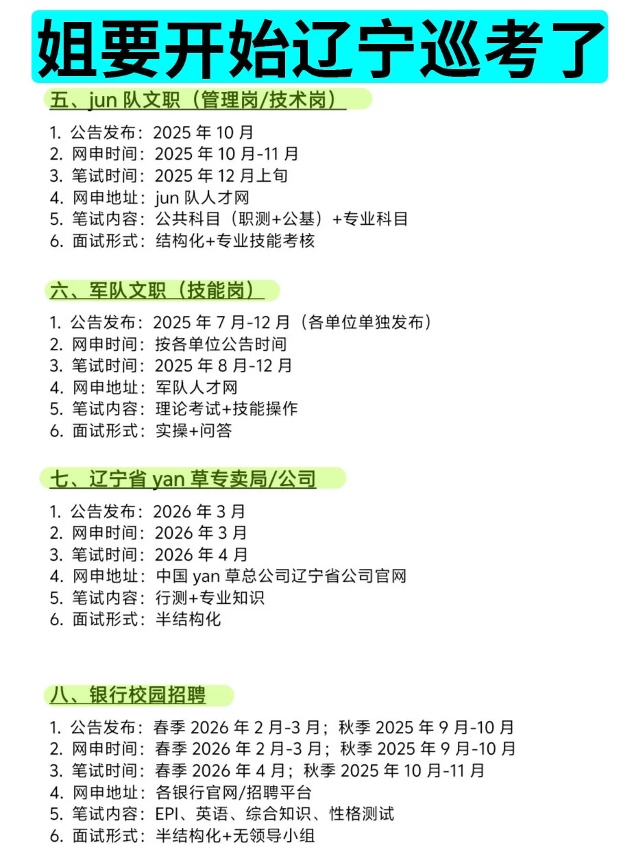 姐要开始辽宁巡考啦！！